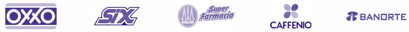 Our Clients - OXXO, SIX, Super Farmacia, Caffenio, Banorte